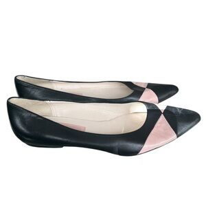 Marc Jacobs Black and‎ Pink Women's Flats womens size 8 VINTAGE Y2K